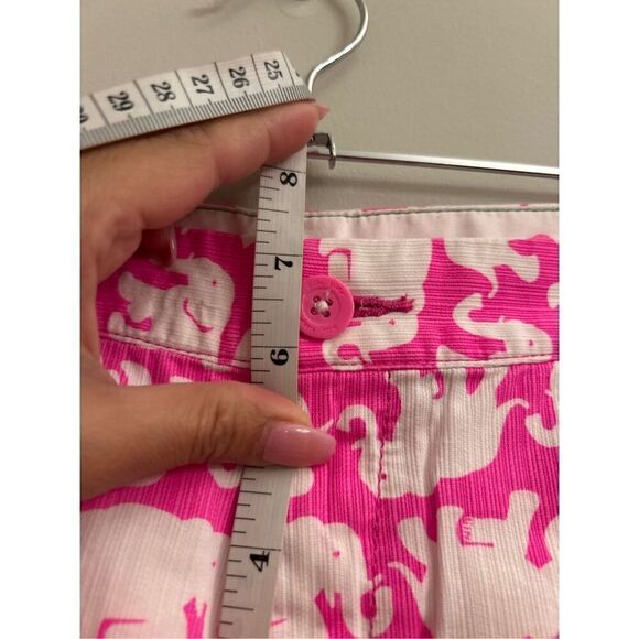 Lilly Pulitzer Buttercup Shorts Pink Elephant 00 - Picture 6 of 8